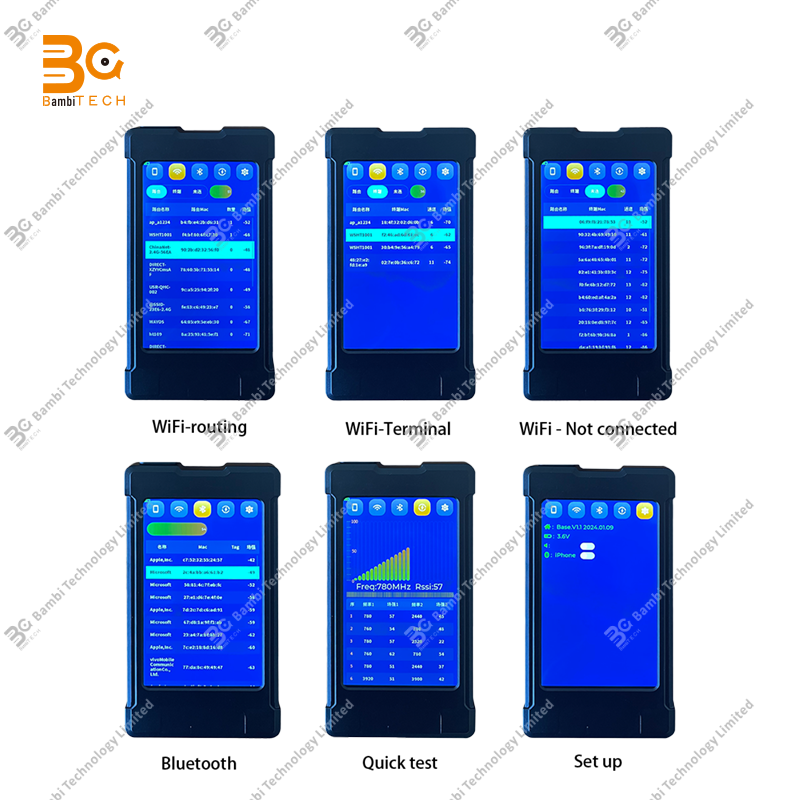 1mhz-6ghz Digital Wireless Scanner Cellular Activity Monitor Mobile Phone Signal Detector